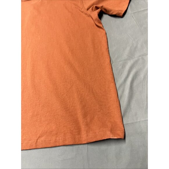 Carhartt Loose Fit Pocketed Tee 1/4 Button Men's Size 2XL Orange Cotton Shrt Slv - Picture 13 of 16